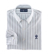 Polo Ralph Lauren Stripe Cotton Oxford Sport Shirt - Slim Fit