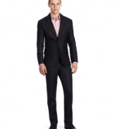 Sleek and slim, this Kenneth Cole Reaction sport coat will have you looking good day to night.