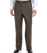 With a neutral palette and a clean, classic finish, these Lauren by Ralph Lauren pants are instant sophistication.