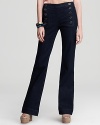 Sailor-inspired button closures put a vintage spin on these trend-right Juicy Couture pants.