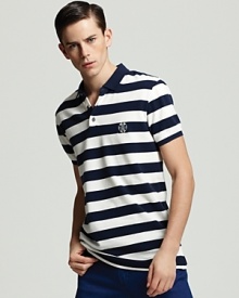 MARC BY MARC JACOBS Stripe Logo Polo