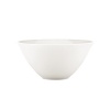 Accented with tonal contrast banding, this bowl is modern and sleek. Urban luxury at its most elemental.