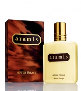 A brisk after shave splash that refreshes and tones a man's freshly shaven face, leaving a bracing sensation. 