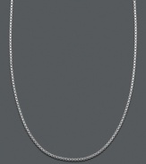 A fabulous find you'll love forever. Wear alone or show off your favorite pendant on this box chain crafted in sterling silver; by Giani Bernini. Approximate length: 20 inches.