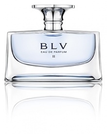 BVLGARI BLV Eau de Parfum II explores a rich and transparent sophisticated naturalness. A gracefully elegant, joyous and vibrant scent that sparkles as the azure-blue color that inspires it. For a contemporary and sensual woman looking for a fragrance to be enjoyed everyday from morning to evening.