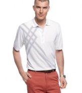 Be cool. This performance polo from Izod Golf will ensure they never see you sweat.