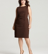 Jones New York Collection Plus Size Shirred Sheath