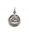 This baptism charm from Rembrandt will recall a sacred special occasion for years to come. Engravable for personalized gift giving, and crafted in sterling silver. Approximate drop: 3/4 inch.