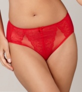 With luscious lace and a pretty cut, the Retro Chic brief by Wacoal has beautiful vintage-inspired style. Style #841186