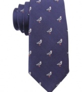 Nail that East coast prepster style with this iconic bowtie from Tommy Hilfiger.