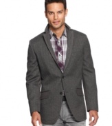 Smarten up your style with this sharp blazer from INC International Concepts.