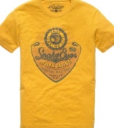 Let the good times roll in this casual tee from Lucky Brand Jeans.