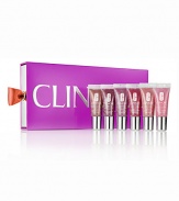 A sweet treat for lips: six luscious, high-gloss Superbalm Moisturizing Gloss minis. To soothe, smooth and add a kiss of colour. A great gift. 