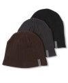 From 180s: A knit cap in the kind of thick ribbing that makes it a wear-with-anything cold-weather classic.