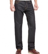 All day comfort, classic look. That's exactly what you'll get with these straight fit jeans from LRG.