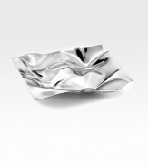 From the Masterpiece Collection. Originally created by Verner Panton in 1988, this dramatic design, today a Georg Jensen classic, is nicknamed car crash for its striking shape of undulating folds in metal.Stainless steel 1¼H X 5¾W X 7L Dishwasher safe Imported