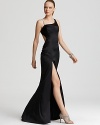 Faviana Couture Gown -Jeweled Strap Cutout