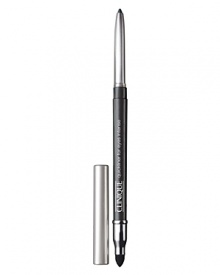 Favorite automatic eyeliner pencil, now in richly pigmented shades for instant intensity. Glides on. Smudges to a smooth blur of color with the convenient smudge tool on the opposite end. Needs no sharpening silky formula is always ready to line and define with ease. Stays on all day. Ophthalmologist-tested.