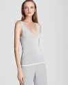 Armani Collezioni Tank - Contrast Stripe V Neck