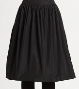 Timeless and ultra-feminine, this full-skirted taffeta style is finished with hidden pockets.Self waistbandGathered skirtSide slash pocketsConcealed side zipFully linedAbout 26 from natural waistPolyesterDry cleanImported of Italian fabricModel shown is 5'10 (177cm) wearing US size 2. 