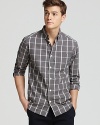 Saturdays Surf NYC Crosby Square Check Sport Shirt - Slim Fit