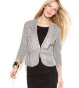 Who knew a jacket could be so all-out glam? INC's sequined blazer makes any outfit sparkle!