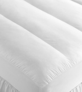 Drift off to sleep on a cloud of softness. Martha Stewart Collection's Allergywise fiberbed boasts rows of plush down-alternative fill for a comfortable night's sleep throughout the seasons. Featuring a smooth, 300-thread count cotton cover.