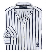 Polo Ralph Lauren Stripe Oxford Bleecker Sport Shirt - Slim Fit