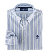 Polo Ralph Lauren Stripe Cotton Oxford Sport Shirt - Slim Fit