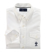 Polo Ralph Lauren Cotton Oxford Bleecker Sport Shirt - Slim Fit