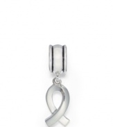 Promote breast cancer awareness with the ribbon dangle charm in sterling silver. Donatella is a playful collection of charm bracelets and necklaces that can be personalized to suit your style! Available exclusively at Macy's.