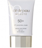 Advanced-performance daily sunscreen that helps prevent signs of photo aging while enhancing the natural beauty and suppleness of the skin. It's feather-light, non-greasy texture dries to a matte finish. Perfect for use under makeup. Made in Japan. 1.7 oz.