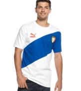 Show off. Take your support to the next level with this country badge t-shirt from Puma.