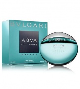 The original exploration of aquatic realm comes to life as AQVA gradually unfolds a fresh, luminous aromatic scent dedicated to a man with a vibrant personality. A free spirit who gains his strength from the force of the ocean waves. The design of the spherical bottle evokes rocks and pebbles softened by the sea, whilst its aqua-green tones reference unequivocally the hues of the sea. Top notes: neroli bigarade and grapefruit; heart: posidonia and rosemary flower; base note: white cedar wood.