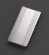 This classic sterling silver money clip from Dolan & Bullock features engravable space and a subtle pattern. From the Sterling Silver Engravables Collection.