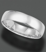 A timeless ring featuring effortless fit in an unadorned, classic band of 14k white gold. Size 8-13.5.