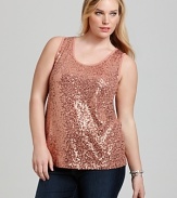 Karen Kane Plus Size Sequin Tank