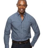 This plaid button down by Argyle Culture will make your casual Friday's a bit more stylish.