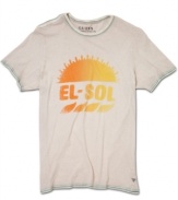 Let el sol shine in. This fun Guess tee captures the spirit of summer in one cool graphic.