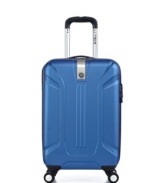 Eight, just great! Set on eight 360º spinner wheels, this dependable suitcase is ready to roll at every corner, twist and turn. Absorbing impact and protecting your belongings in divided interior compartments, the hardside construction is the perfect travel choice and expands 2 for extra packing capacity.