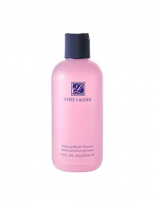 This professional cleanser gently and thoroughly cleans, sanitizes and conditions makeup brushes- both natural and synthetic. 