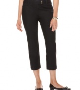 Charter Club perfects basic capris with this versatile look. A sleek silhouette in basic colors to choose from means they work season after season.