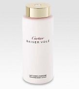 True to the scent of Baiser Volé Eau de Parfum, the Body Milk is full of fresh, floral and powdery notes, leaving the skin delicately fragrance and moisturized. 6.7 oz. 