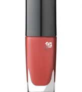 Inspired by the new trendy Rouge In Love lip collection, Vernis in Love is a high potency nail laquer perfectly themed to compliment every woman's mood and style. With ultimate brillance, intense color, and a mistakefree application, your nails will love the lasting shine and pop of color that stays put for days.