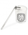 Snuff out candle flames safely with this unique pivoting stainless steel snuffer, reduce wick smoke and the splattering of wax. 