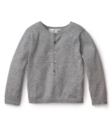 Pearls & Popcorn Infant Boys' Lounge Sweater - Sizes 12-36 Months