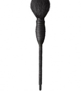 Inspired by traditional Japanese beauty rituals, the NARS Kabuki Artisan brushes meld heritage with modernity in both concept and function. The multifunctional design of the Kabuki Yachiyo brush, with its tapered dome head and soft pen super goat hairs, makes it excellent for defining cheekbones, highlighting the complexion, and blending and diffusing color on or around the eye area. 