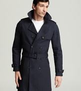 Shades of Grey by Micah Cohen Poplin Trench Coat