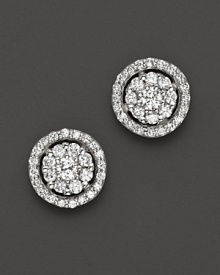 Pure, glittering beauty: sparkling diamonds set in 14K white gold.