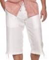 Get classic surfer style with these long shorts from Perry Ellis.